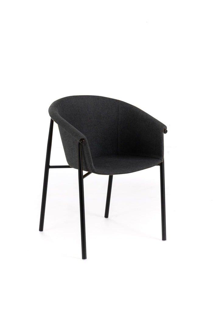 4x Sedia in Tessuto 58cm x 56cm x 79cm