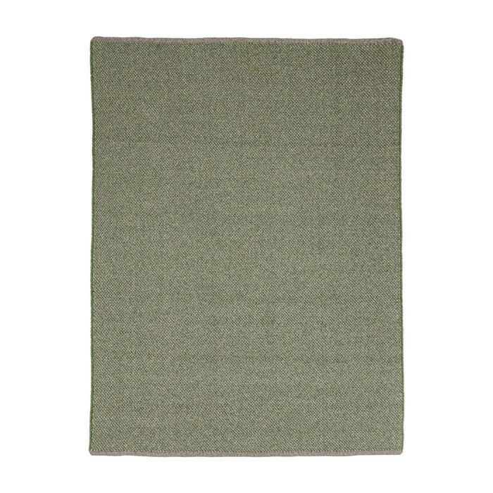 Tappeto da esterno verde in fibra sintetica lavorato a mano 200x300