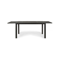 Tavolo da esterno allungabile in alluminio Antracite cm 140-210x77x h75