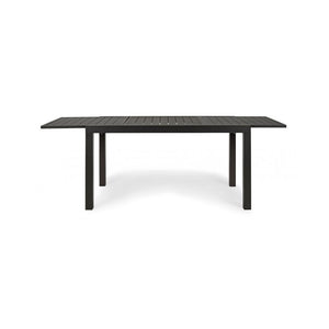 Tavolo da esterno allungabile in alluminio Antracite cm 140-210x77x h75