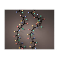 Luci LED Cherry Light nero/m.color 1100cm 8Funz OUT