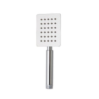 Manopola doccetta acciaio cromato quadrata