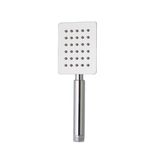 Manopola doccetta acciaio cromato quadrata