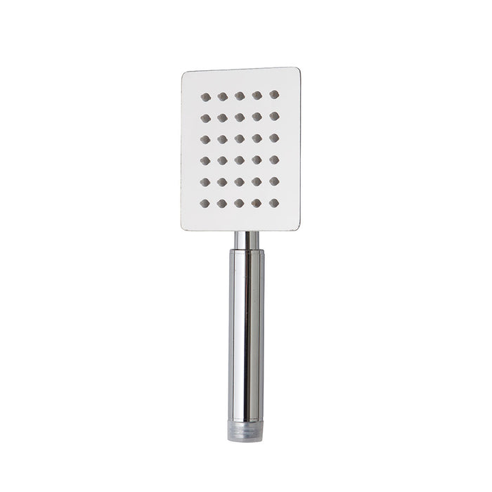 Manopola doccetta acciaio cromato quadrata