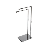 Porta 2 salviette cromato rettangolare