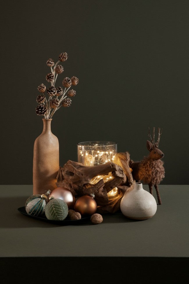 Lampada in legno D.36x22h