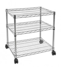 Carrello 60x45x70h in acciaio cromato