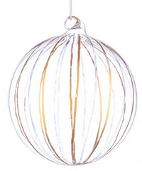 8x Sfera Vt Stripe Trasp Oro