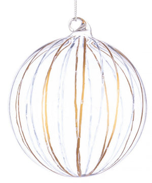 8x Sfera Vt Stripe Trasp Oro