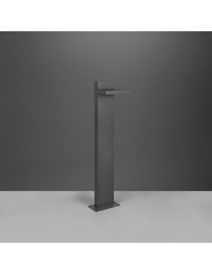 Paletto Per Esterno Led Alluminio Antracite Horton IP54 Trio Lighting