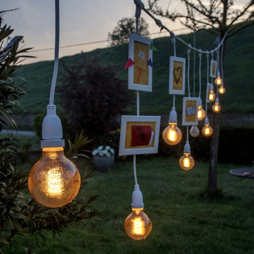 Lampada E27 G95 4W 230V 2200°K Golden