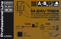 Trasformatore 24V 24W con controller luci 1,5x4m