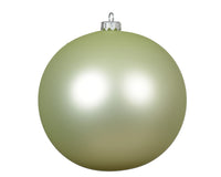 Pallina Vetro Opaco Menta Bianca D.15Cm 1 Pz