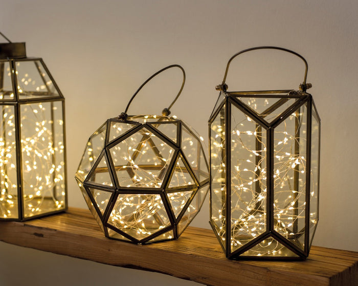 Corda in microled per decori a batteria 100 microluci  mt 4.95