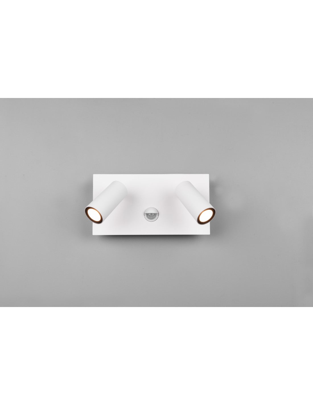 Applique Tunga IP54 Doppio Spot Led Bianco Orientabile Con Sensore Trio Lighting