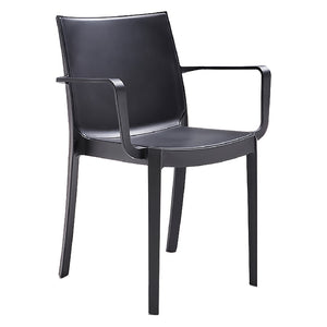 Sedia in polipropilene bianca 58x55xh.82