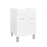 Sottolavatoio Per Porcellana Bianco Mod. Lux 57,5x57,5 h.84 