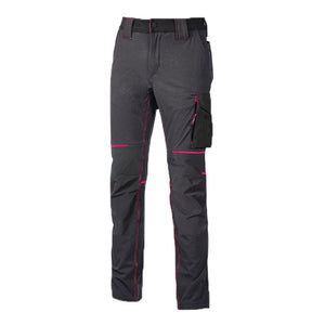 Pantalone da lavoro grey fucsia L