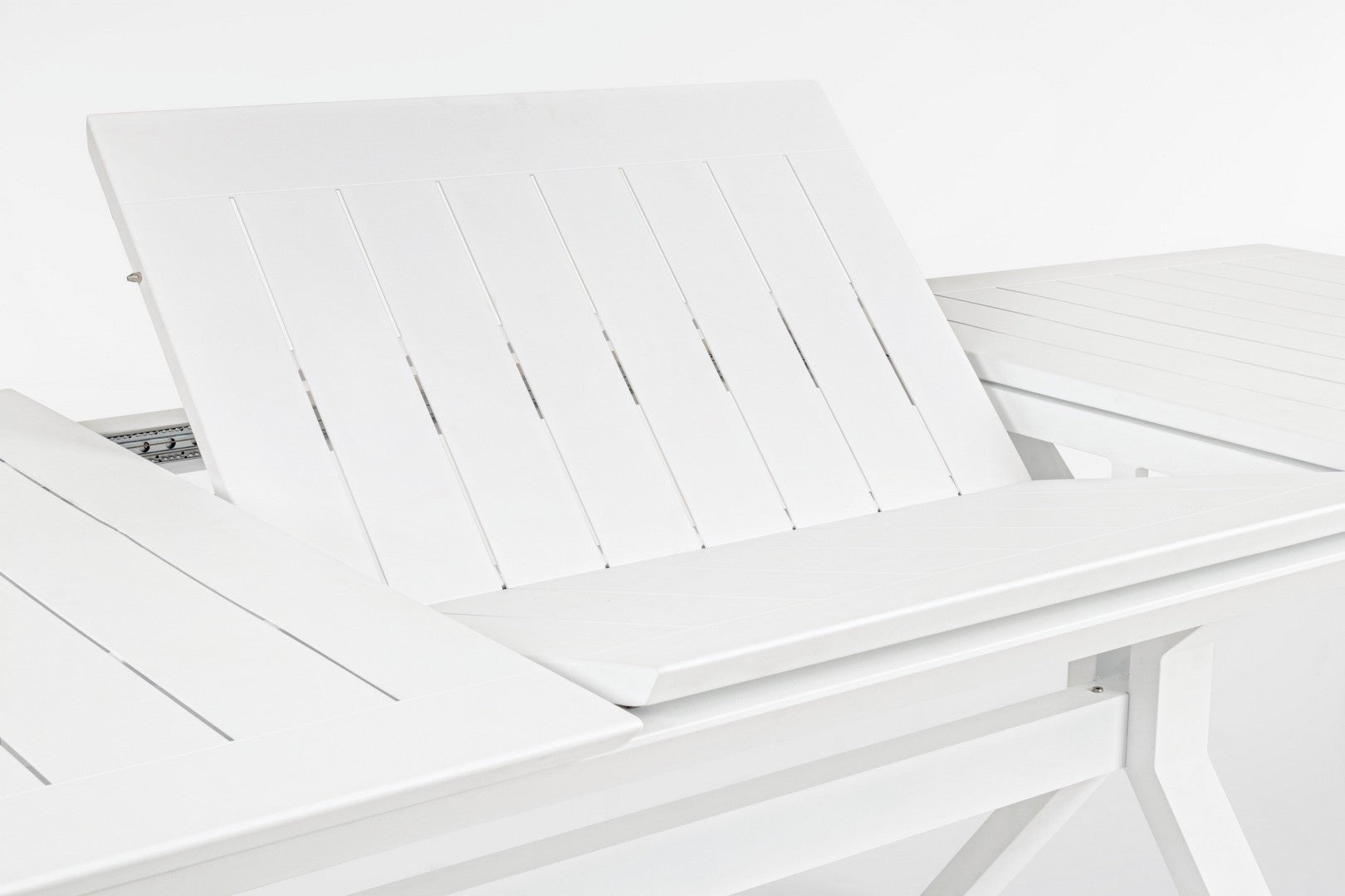 Tavolo allungabile giardino Kenyon bianco cm 180-240 x 100