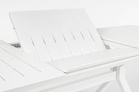 Tavolo allungabile giardino Kenyon bianco cm 180-240 x 100