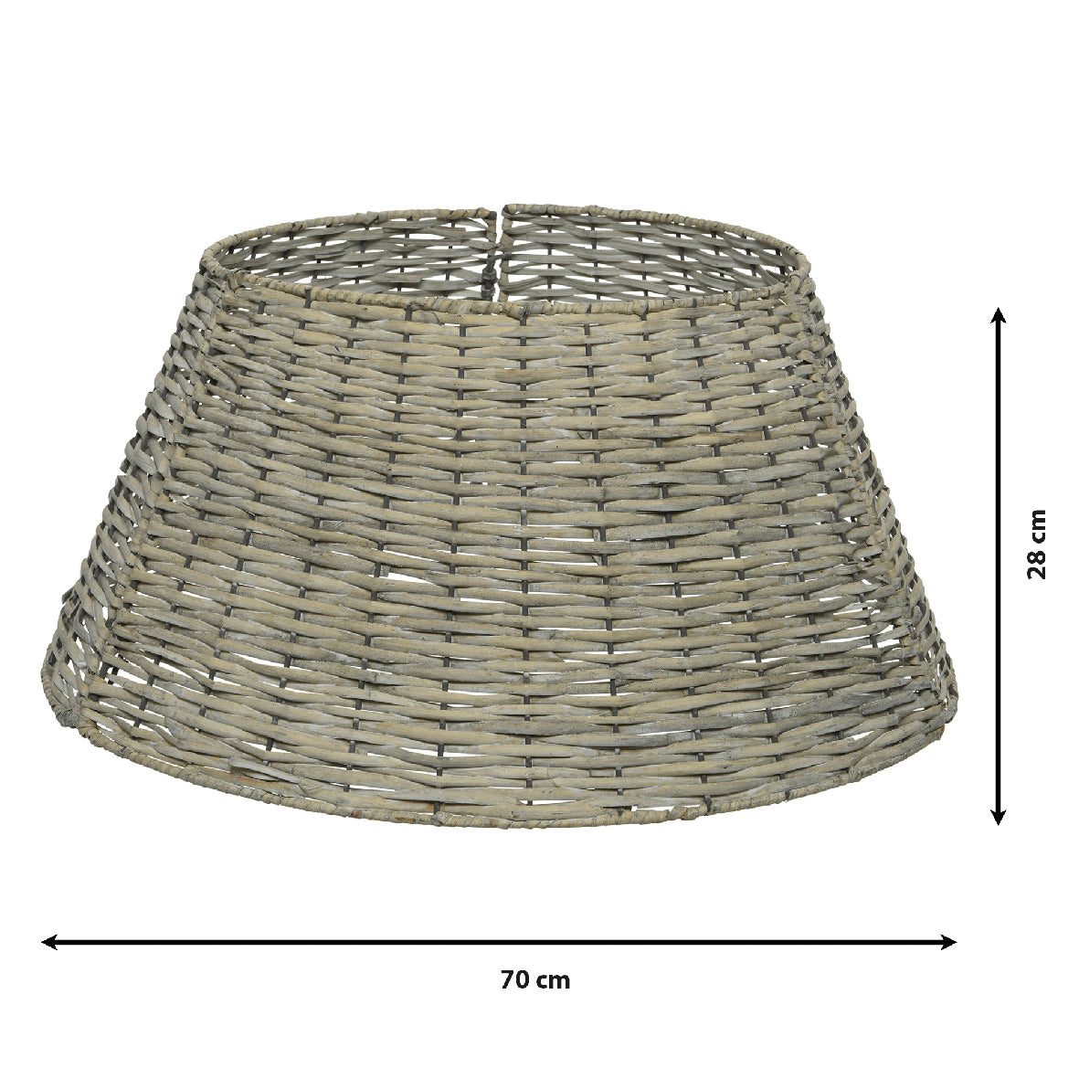 Copri base Willow Grigio H 28 x 70 cm