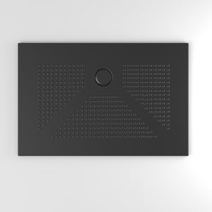 Piatto doccia ceramica nero opaco 100x80