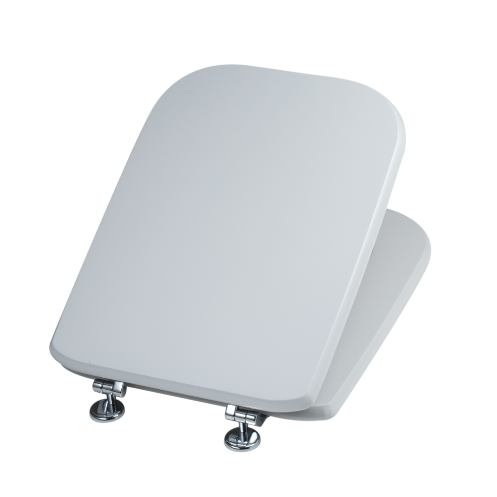 Copriwater grigio con cerniere universali