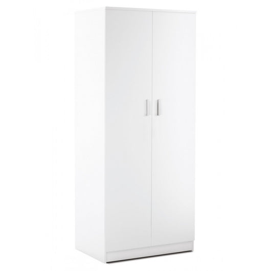 Armadio multiuso due ante Bianco 77x52x h182 cm