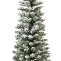Albero di Natale Pencil pine Innevato H 150 x 45 cm
