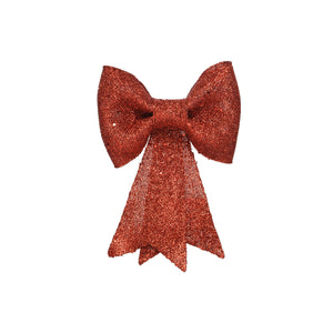 Fiocco Plt c/glitter rosso 5x22x30cm