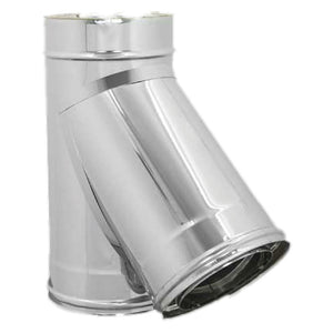 Raccordo doppia parete a 'Y' 135° 25x30 cm