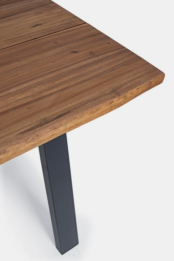 Tavolo giardino legno antracite-naturale Oslo 160x90 cm