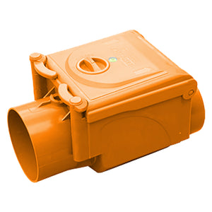 Valvola antiriflusso Ø 125 mm arancio