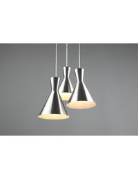 Sospensione Rotonda Enzo 3xE27 Nero Opaco Trio Lighting