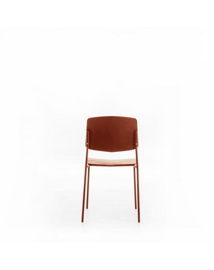 4x Sedia in polipropilene color Ruggine Mars STS