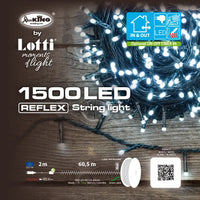 Catena lineare TLE 1500 LED BIANCO 2+60 ,5m