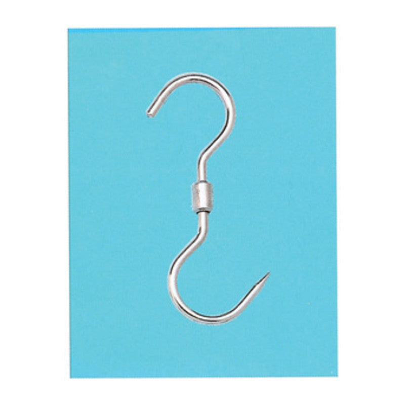 Gancio inox girevole 21x9 cm per macellaio