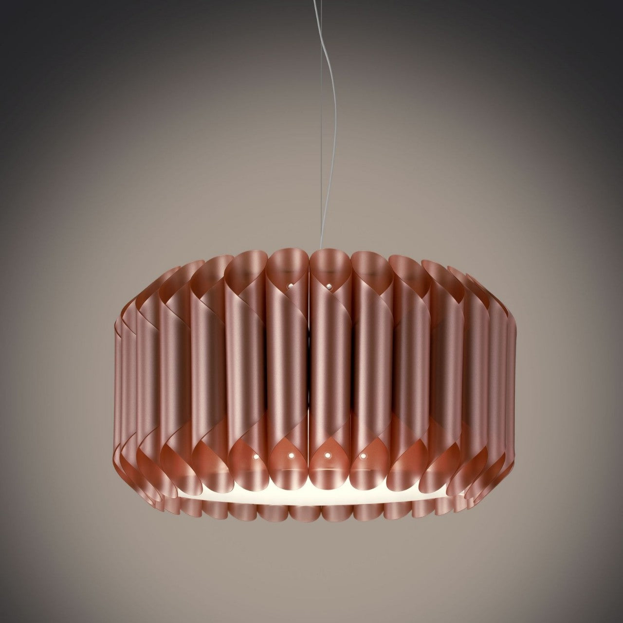 Sospensione Copper in Metallo Cromato Cm. 50 x 31h