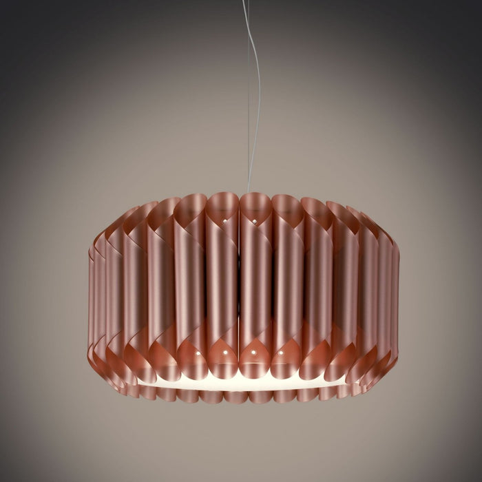 Sospensione Copper in Metallo Cromato Cm. 50 x 31h