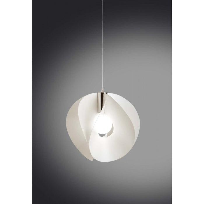 Lampadario a sospensione ATOM Bianco diametro 54x h50 cm