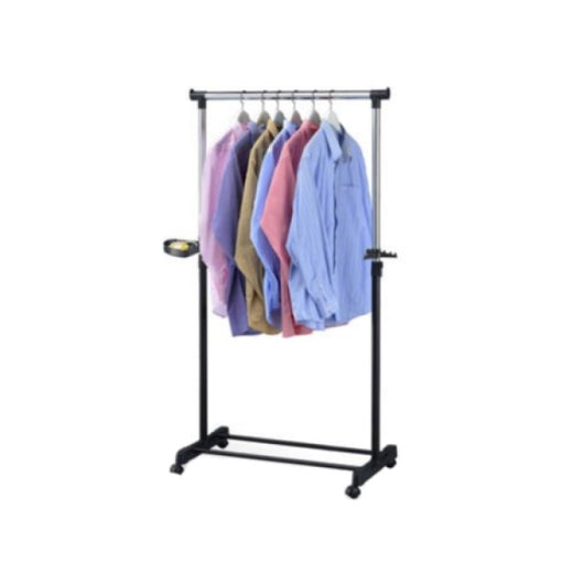Stender stendino appendiabiti con ruote e svuotatasche cm da cm 100 a 170 h