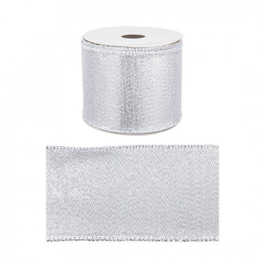 12x Nastro Noel Argento 4M Display12