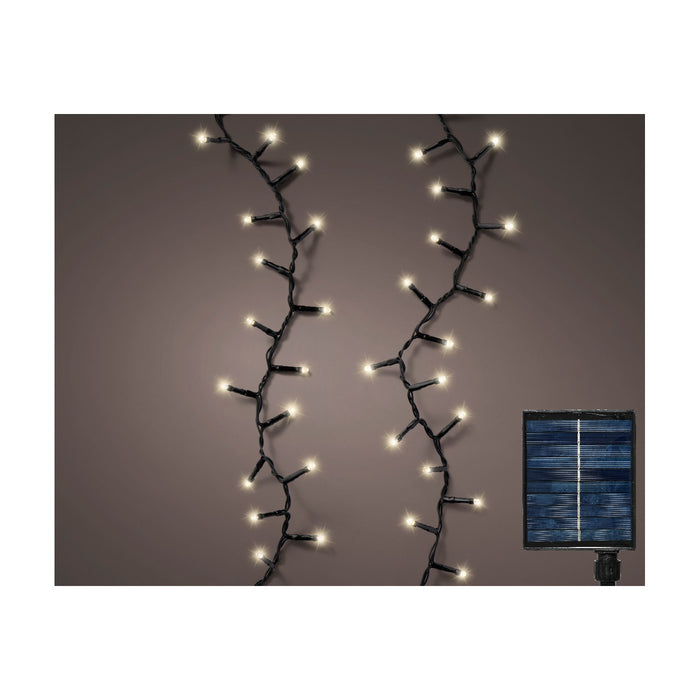 Luci Solari Compact Light nero/bianco caldo 2250cm 8Funz OUT