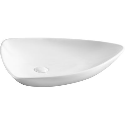 Lavabo da appoggio 66x46.5 cm, colore bianco