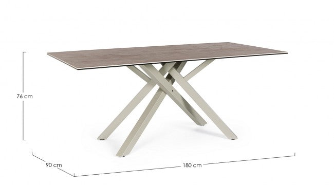 Tavolo ceramica 180x90x76 cm