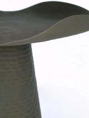 Tavolino lalita verde D.41 x 41h in metallo