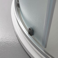 Box doccia semicircolare 90x90 cm cristallo opaco