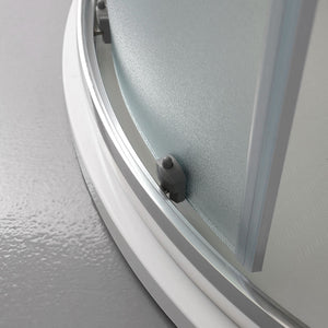Box doccia semicircolare 90x90 cm cristallo opaco