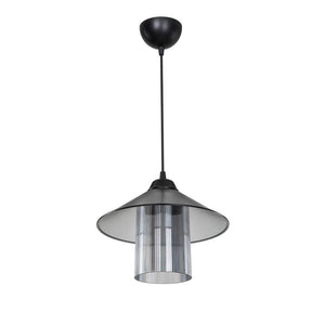 Lampada da soffitto Inka ASZ1463 con paralume in plastica fumé H60xL25.5