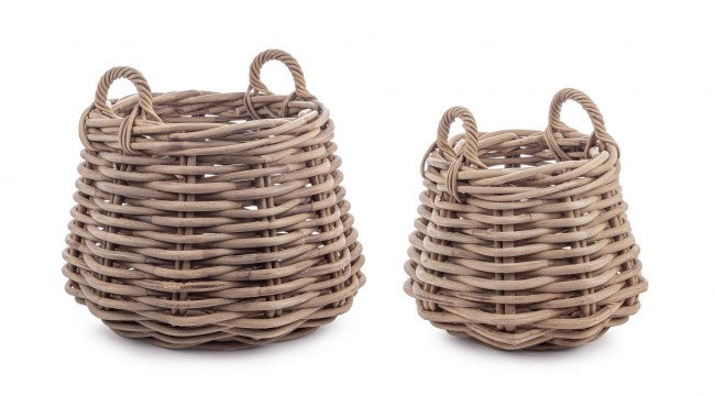 Cesta grigia D.40x30h, D.50x40h